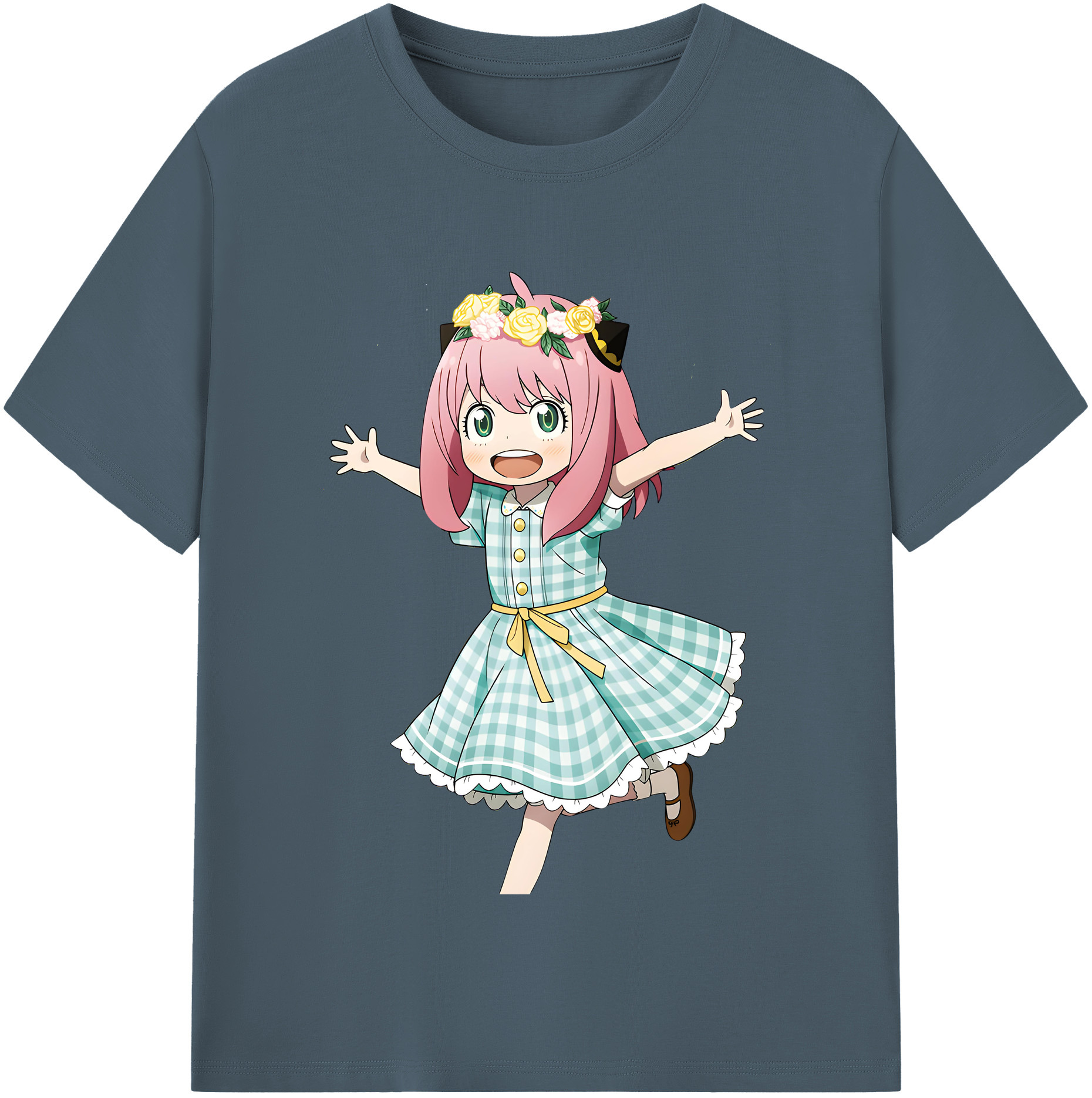 （画像用） SPY×FAMILY间谍家家酒 綿100％半袖Tシャツ（フロントプリント）